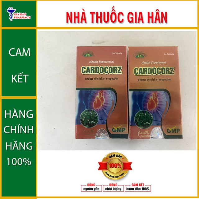 CARDOCORZ - Phòng và Hỗ Trợ bệnh đau thắt ngực do thiếu máu cơ tim