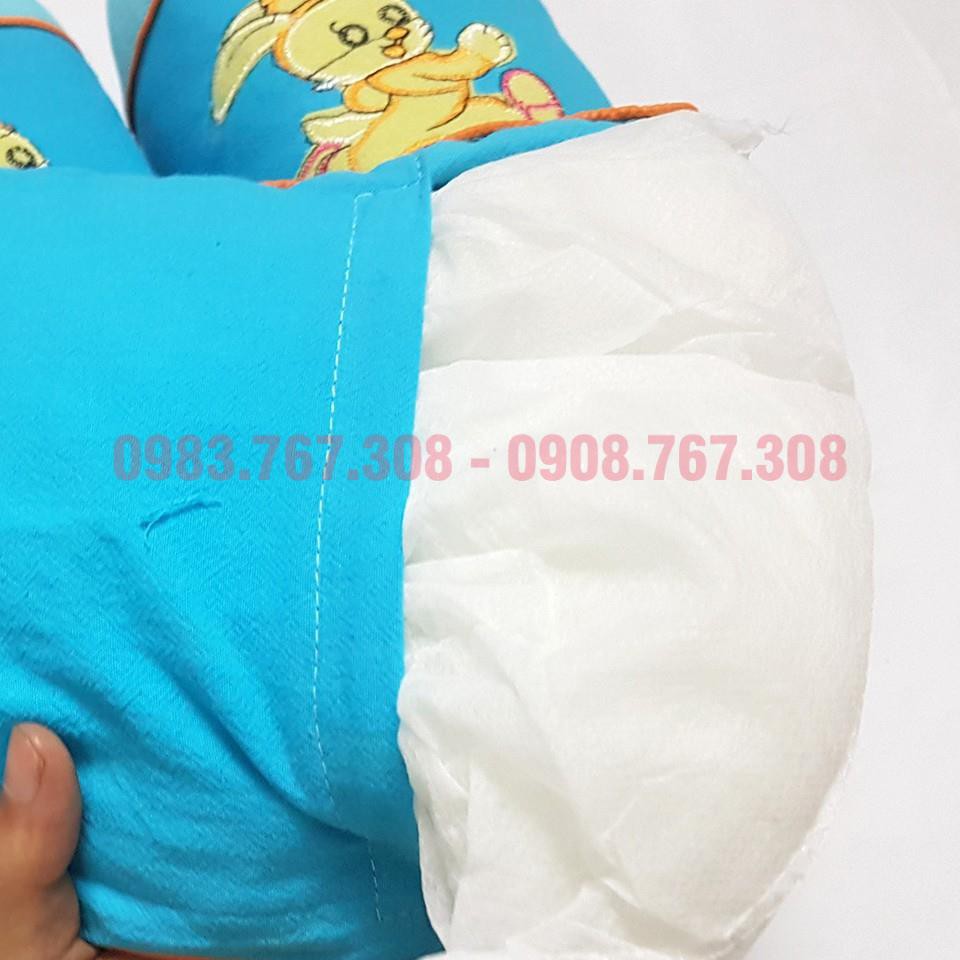 Bộ Chặn Bông Cao Cấp, Kèm Gối Siêu Xinh - Bé Ngủ Không Bị Giật Mình - BTT00521