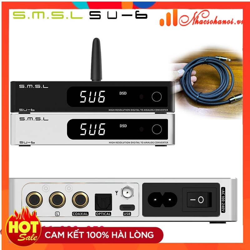 Giải Mã SMSL SU6 CHÍP CAO CẤP ES9038Q2M- HÀNG CHÍNH HÃNG