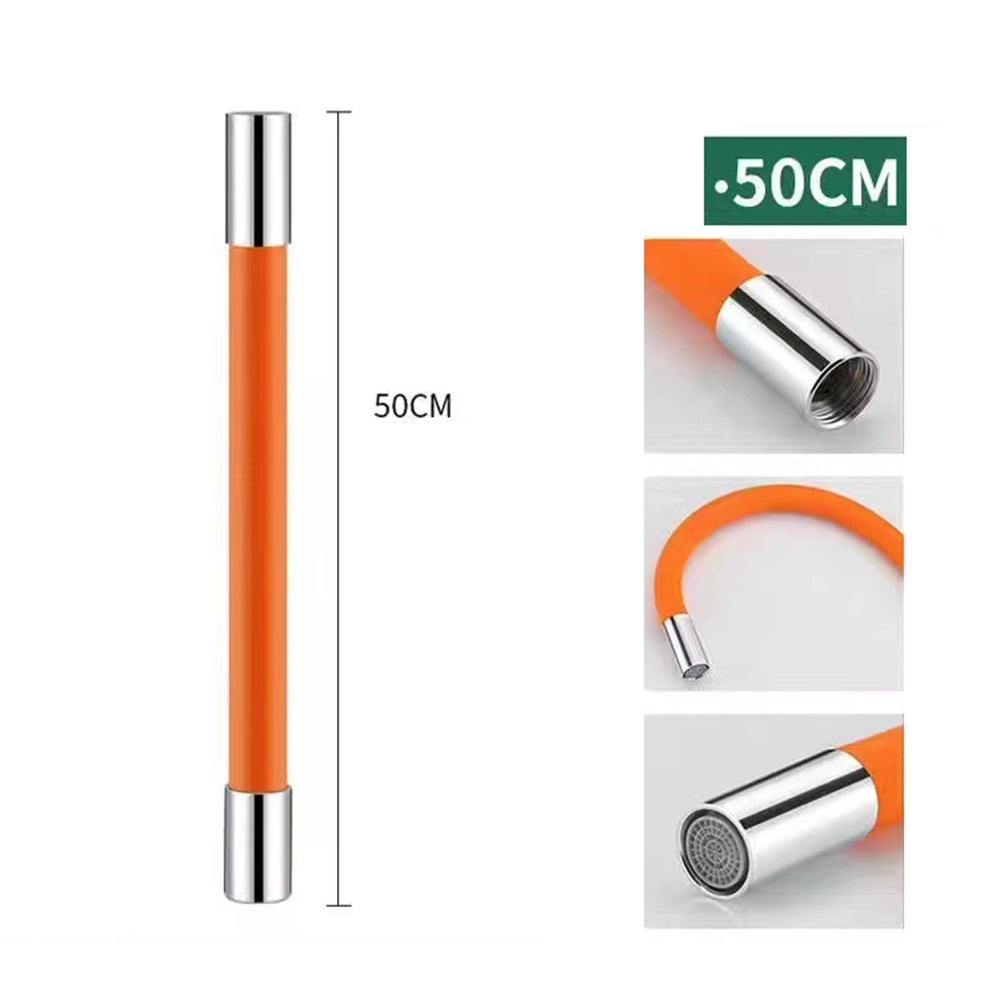 Ống mở rộng vòi nước bằng silicon xoay 720 độ linh hoạt tiện dụng cho nhà bếp ( hàng có sẵn )