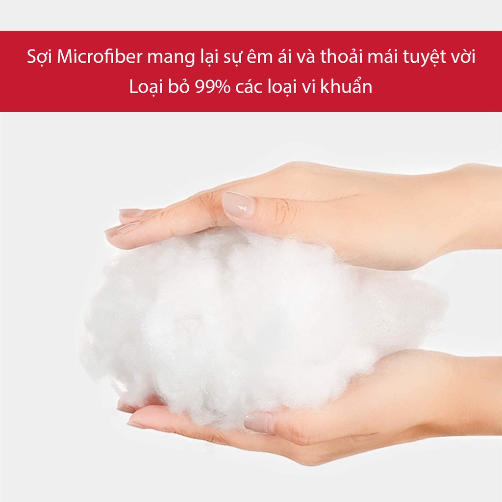 Ruột chăn Microfiber HANVICO lông vũ nhân tạo cao cấp, siêu nhẹ, kháng khuẩn