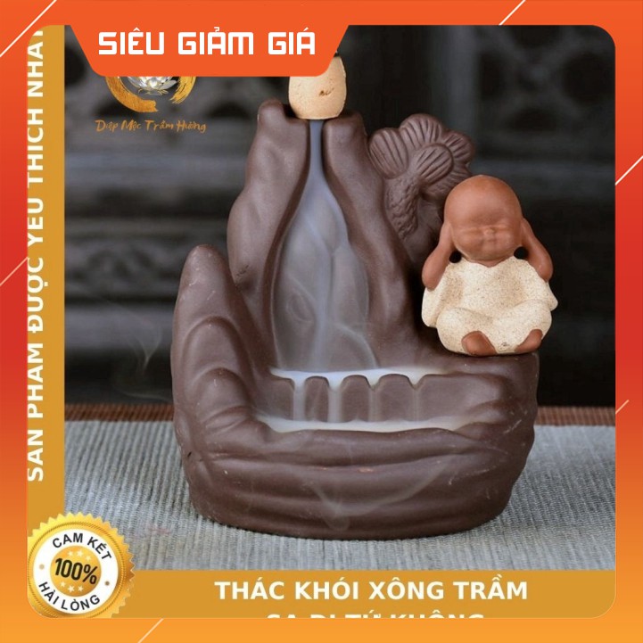 Thác Khói Xông Trầm Sa Di Tứ Không - Diệp Mộc Trầm Hương | BigBuy360 - bigbuy360.vn