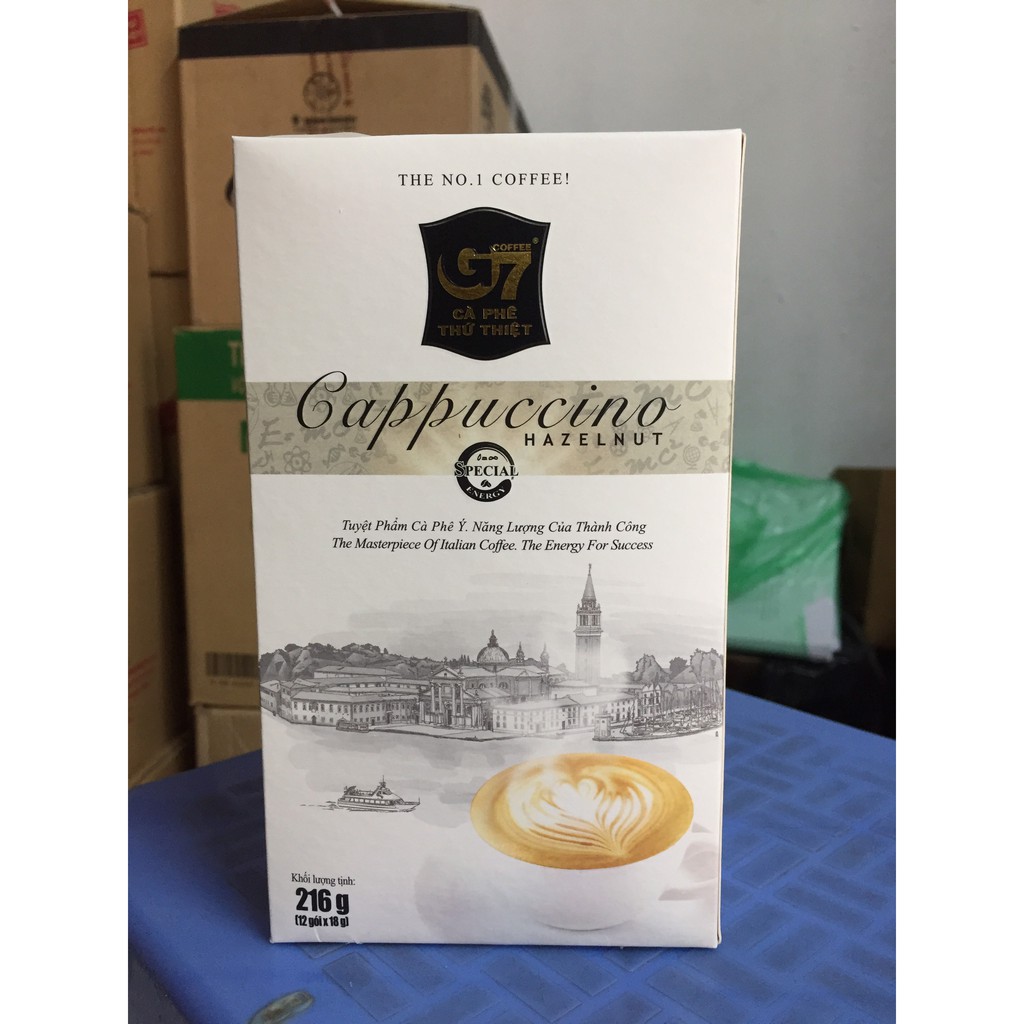 Cà phê G7 Cappuccino (18gr*12 gói)