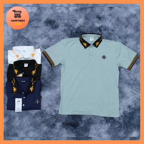 Áo Polo Nam con ong Cotton ❌ HOT TREND ❌ Áo polo 100% cotton thoáng mát kiểu dáng độc lạ. | BigBuy360 - bigbuy360.vn