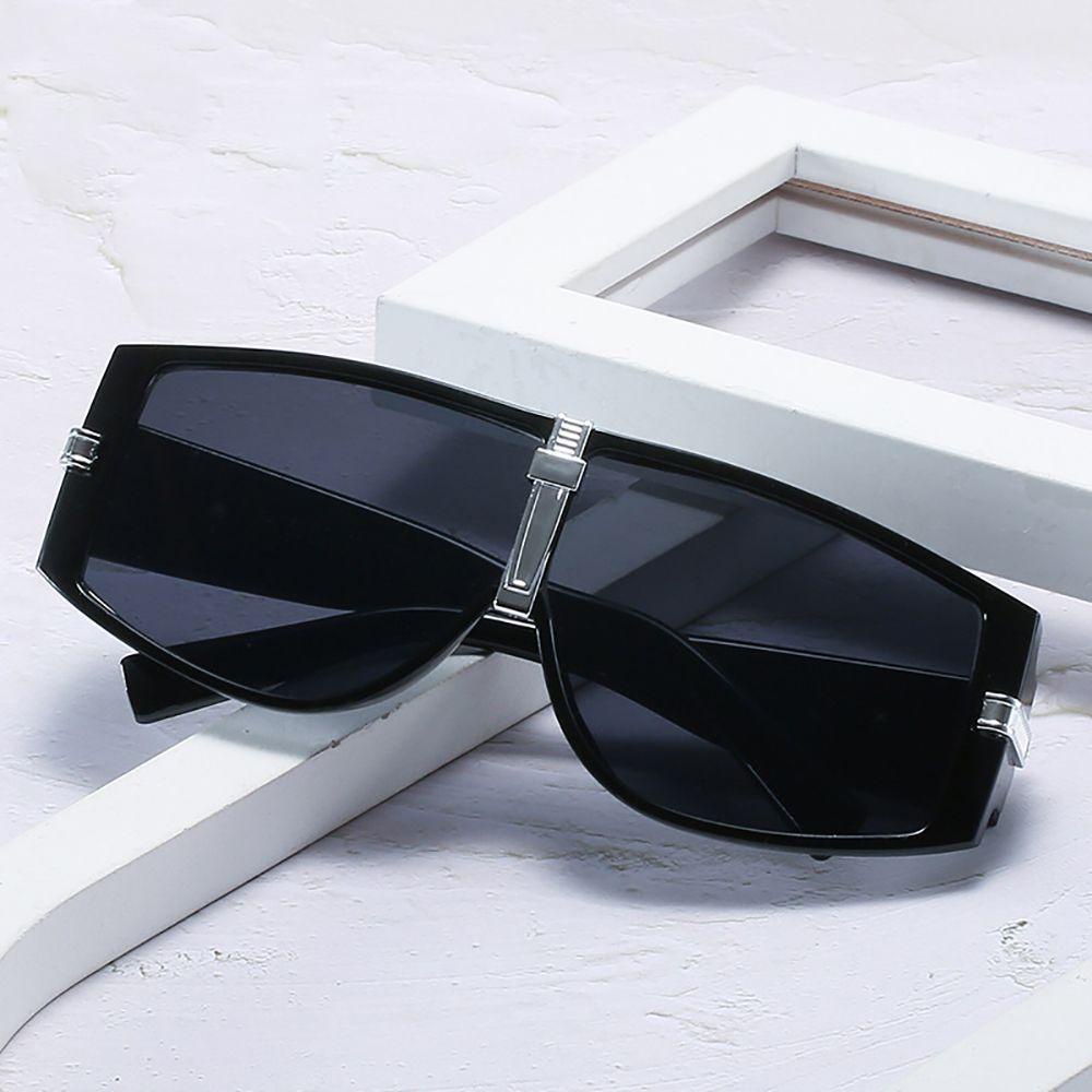 Kính Mát Gọng Vuông Lớn Chống Tia UV Chống Bức Xạ Thời Trang Cho Nam Và Nữ