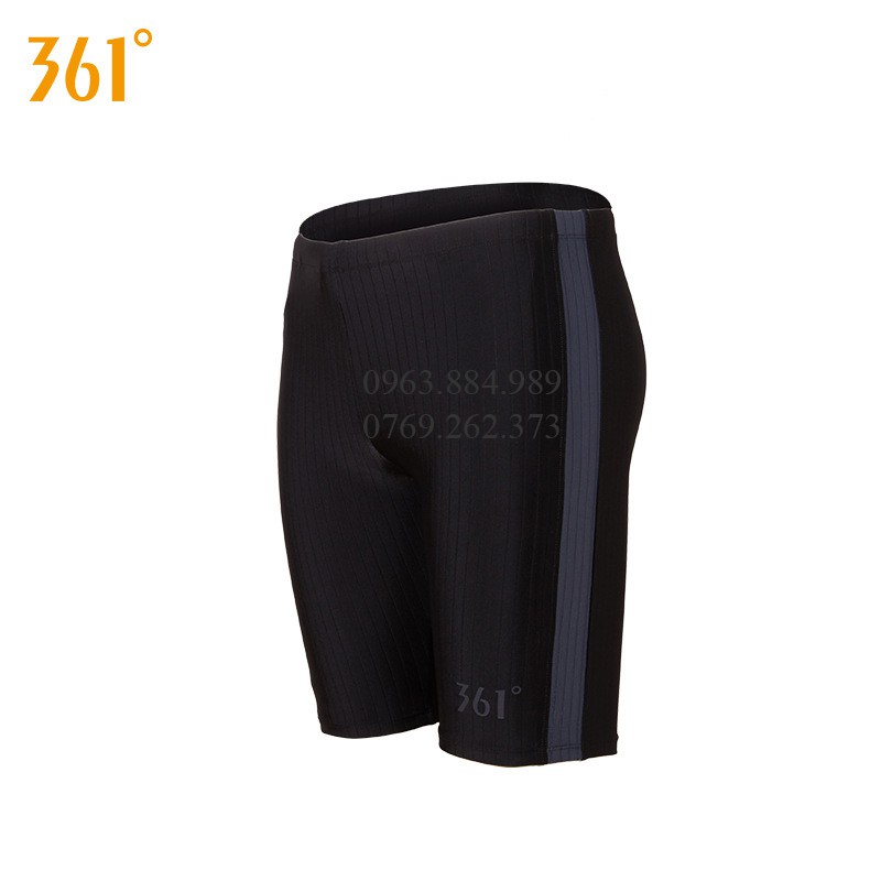 Quần bơi dáng lửng QB.04 chất thun thể thao, kẻ sọc sườn cho anh em thoải mái bơi | BigBuy360 - bigbuy360.vn