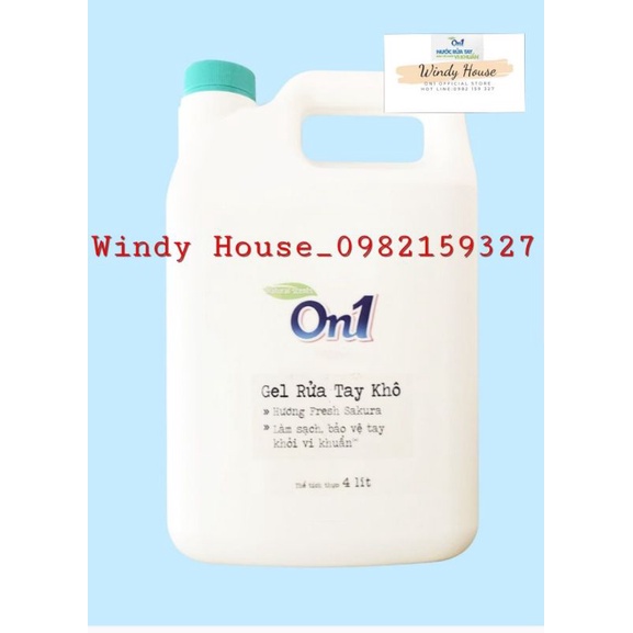 Gel rửa tay khô On1 4000ml