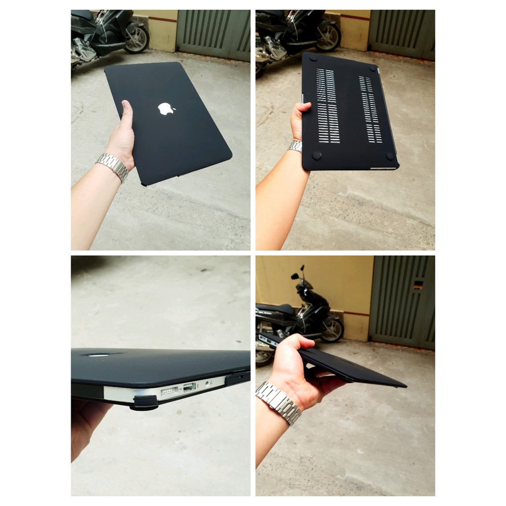 [Uplate M1] Case Ốp Macbook (8 Màu) Tặng Nút Chống Bụi, Kẹp Chống Gẫy Sạc