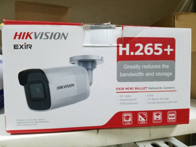 Camera HIKVISION IP 2MP  DS-2CD2021G1-I IP68 Chuẩn ngoài trời, chống nước, chống bụi.