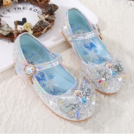 Giày búp bê công chúa Elsa mẫu mới cao cấp cho bé gái 2-9 tuổi
