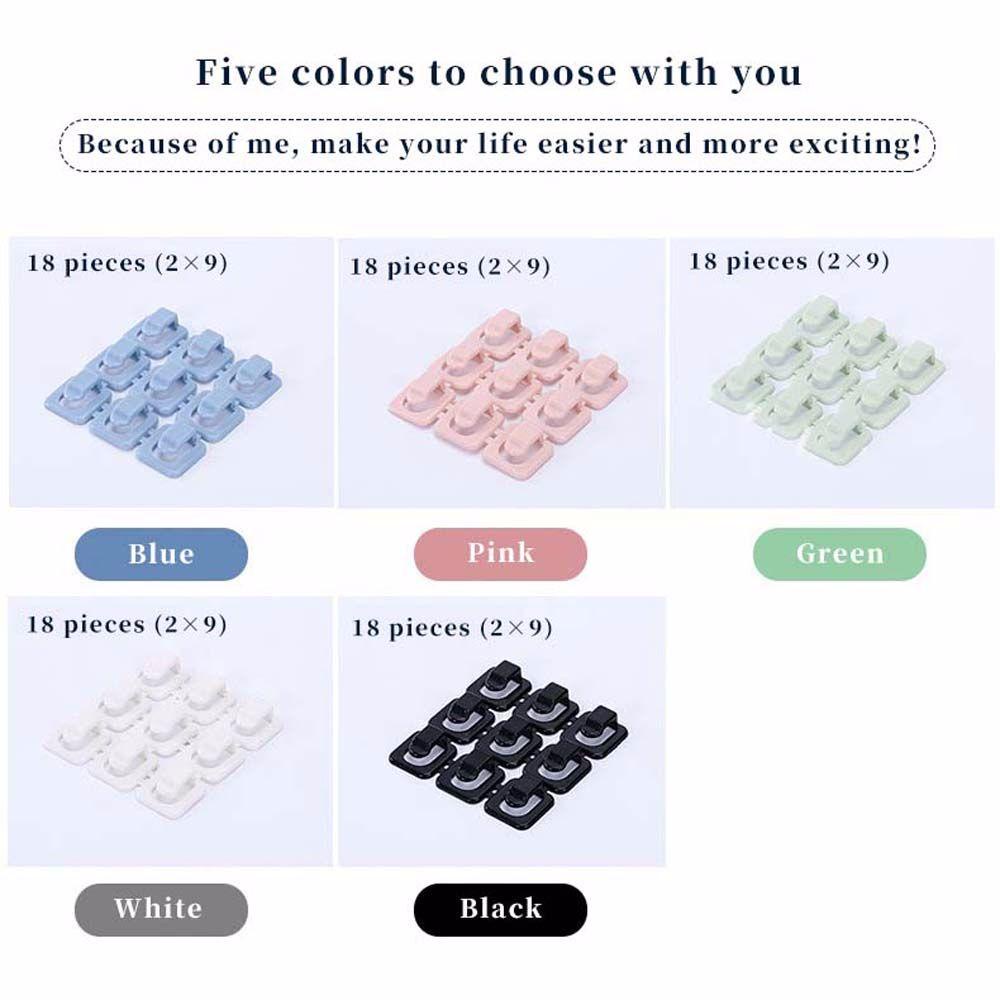 YIYU Giá Đỡ Kẹp Dây Cáp USB Mini Tự Dính Sắp Xếp Gọn Gàng