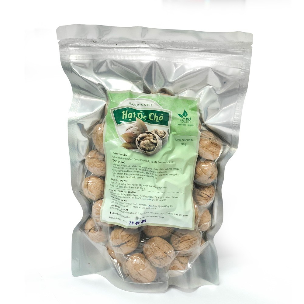 Hạt Óc Chó Mỹ 500g VietHealthy | BigBuy360 - bigbuy360.vn