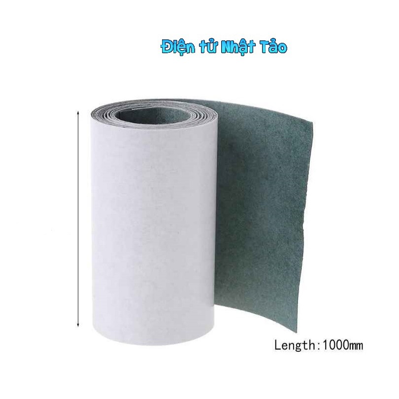 GIẤY DÁN CÁCH ĐIỆN, CÁCH NHIỆT ĐÓNG CELL PIN 18650 LOẠI CÓ KEO DÁN (CUỘN 1 MÉT)