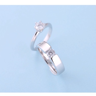 Nhẫn đôi Bạc Hiểu Minh NC124