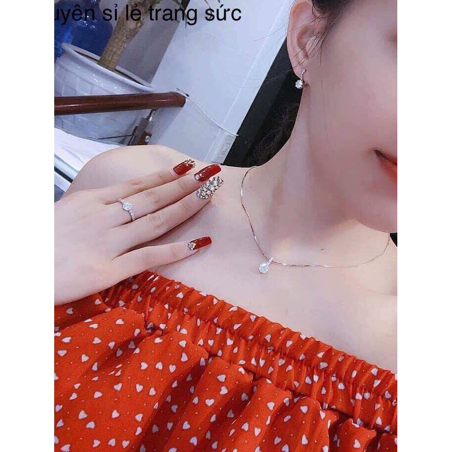 Bông khuyên tai khoá bấm bạc ta 925 cho nữ, phụ kiện trang sức thời trang, vàng bạc an chi