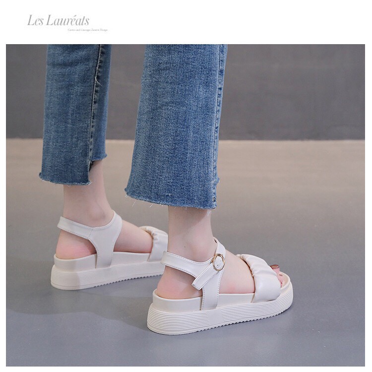 Giày Sandal Nữ Đi Học Quai Hậu Đế 3,5 Cm Mã K111