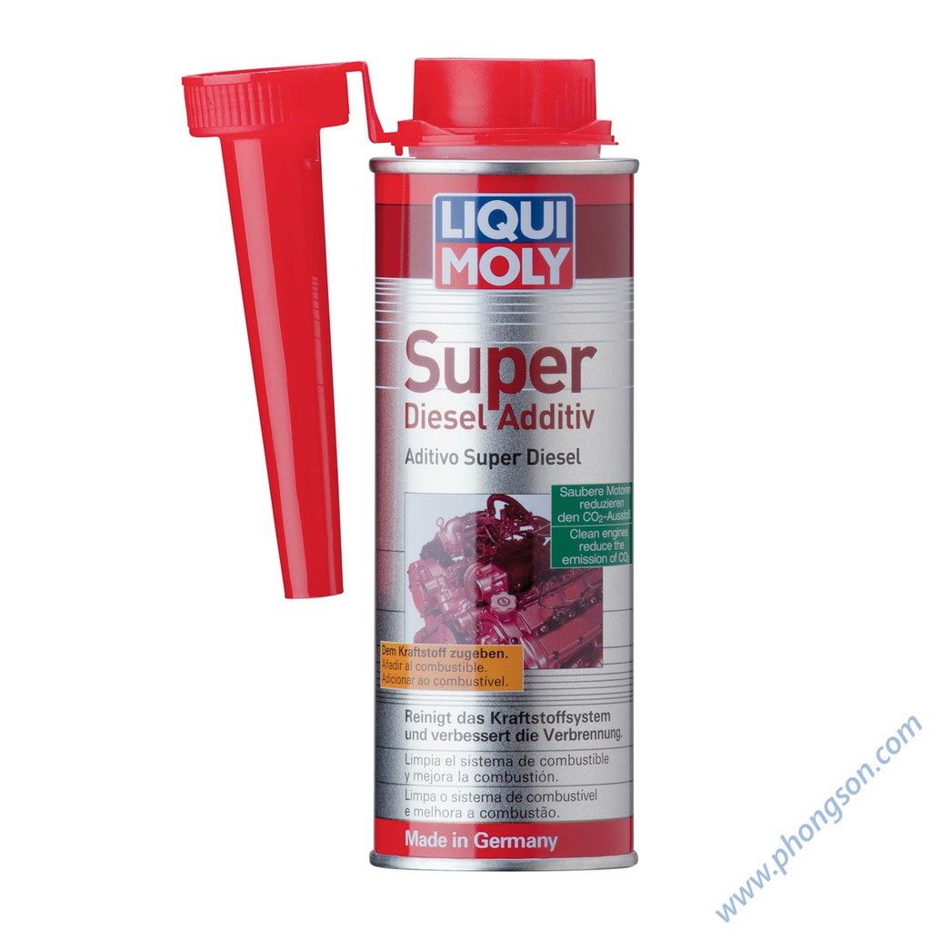 Súc béc dầu dầu Liqui Moly Super Diesel Additive 250ml