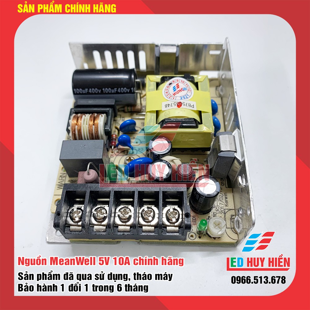 Nguồn meanwell 5v 10a, 20A, 60A tháo máy (Nguồn 5V 10A, 5V 20A, 5V 60A meanwell chĩnh hãng)