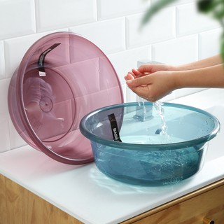 Thau Nhựa Dày Trong Suốt Cỡ Lớn Rửa Chân Cho Bé