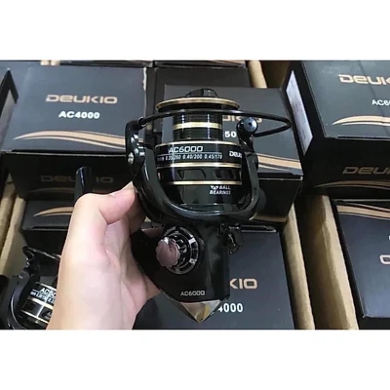 Máy câu DEUKIO AC Full kim loại size tuỳ chọn 2000-7000