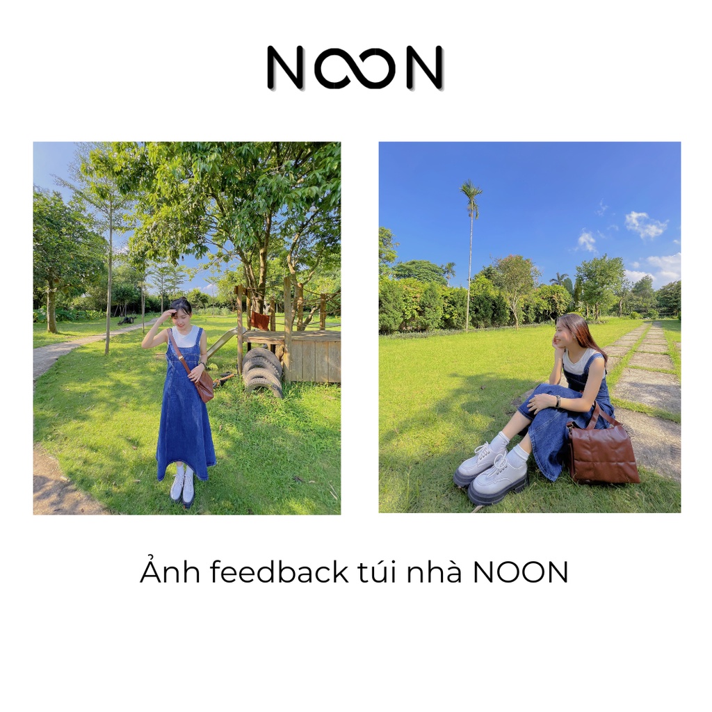 Túi đeo chéo nam nữ NOON ngăn chứa rộng, lót phao NB42