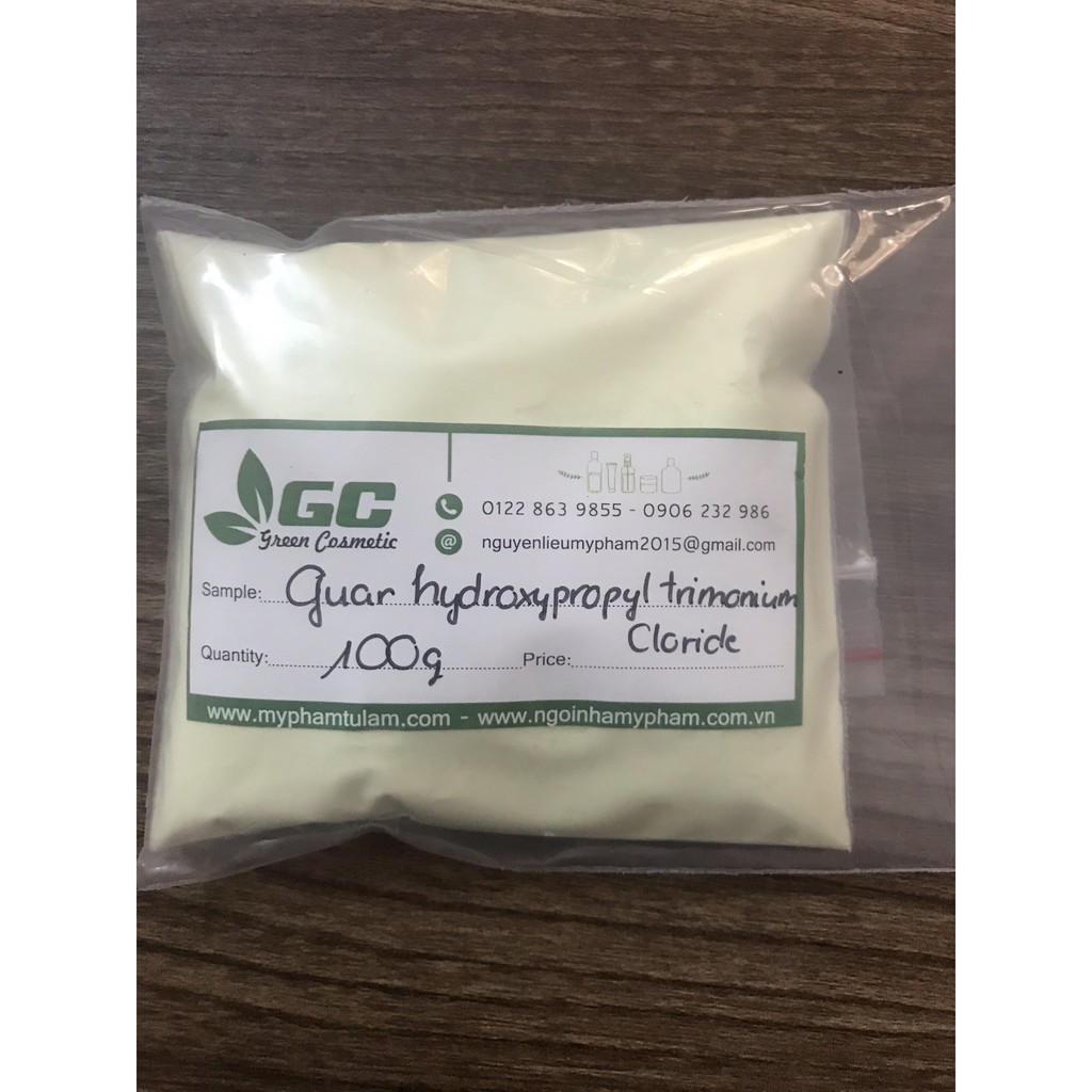 100G Guar hydroxypropyltrimonium chloride - tạo đặc cho tóc