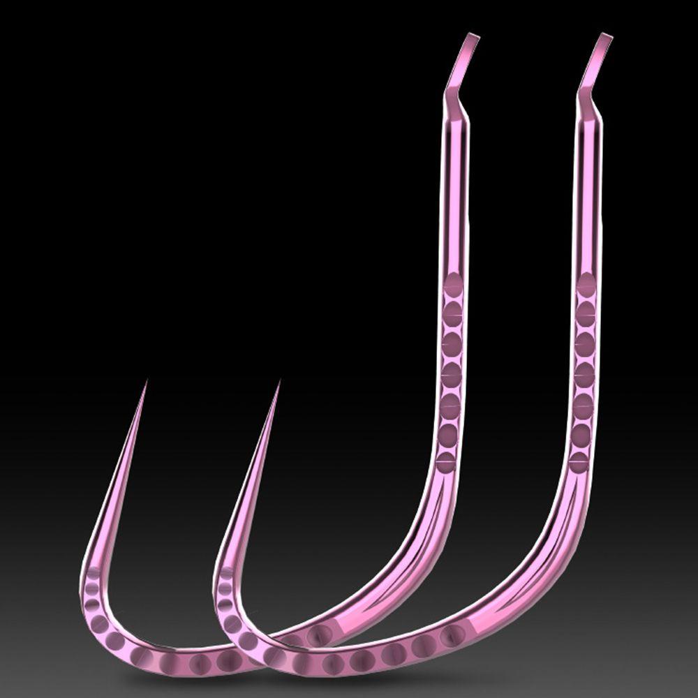 Ngọc Trai Vnvn 30 Cái Móc Câu Cá 6# 7# 8# 9# 10# Phụ Kiện Sừng Trâu Câu Cá Màu Hồng Nhạt