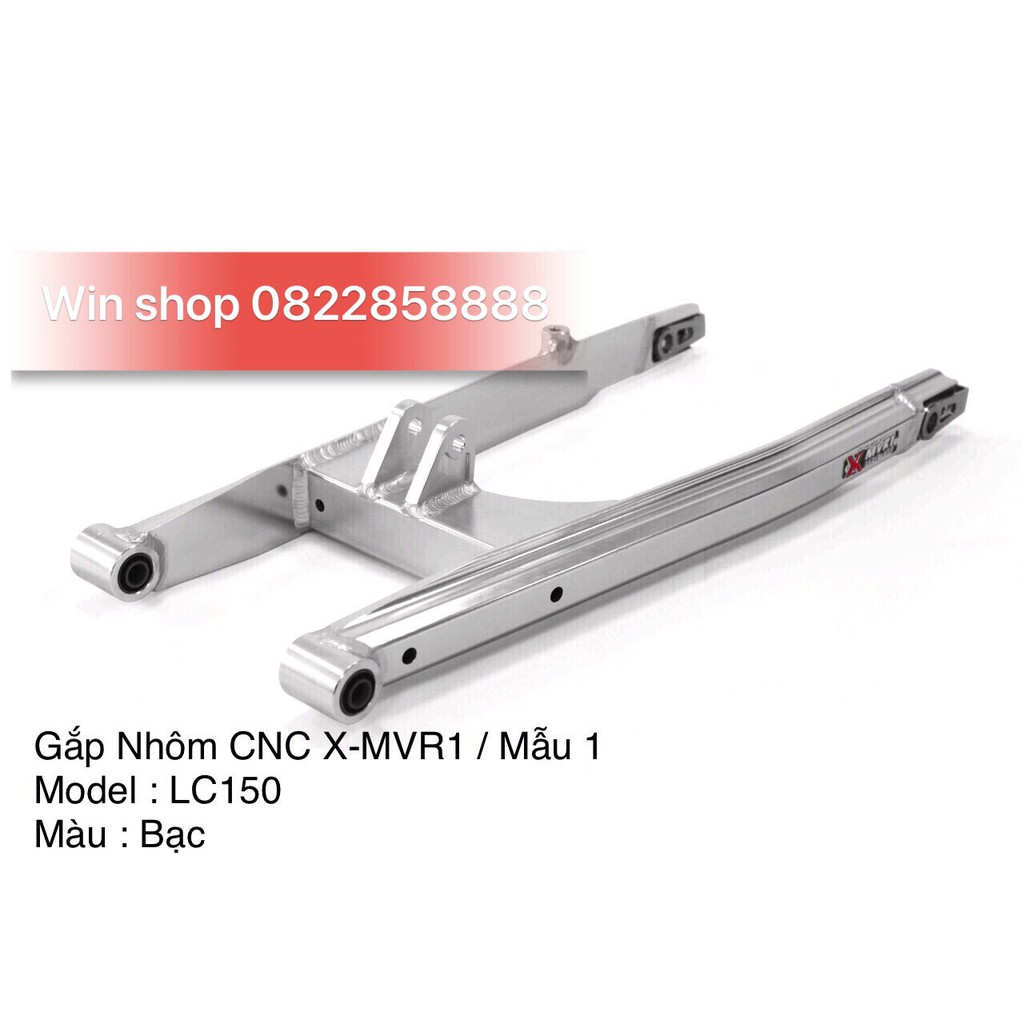 Gắp nhôm cắt X-MVR1 Plus 1 inch giành cho các dòng xe như exciter150/ winner