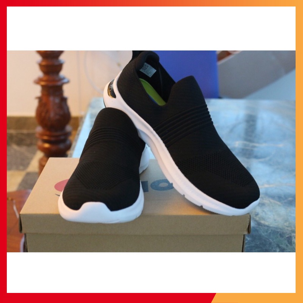 Giày Bata Thể Thao Sneaker Sshoes Màu Đen Nam Nữ Chuẩn Form Biti's Hunter