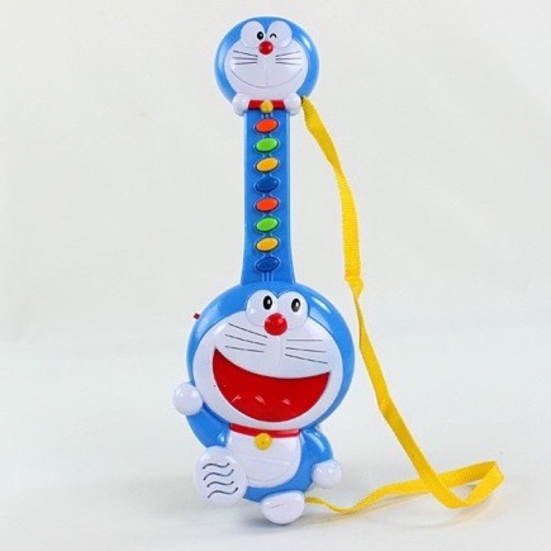 Đồ Chơi Đàn Ghitar Hình Doraemon Dùng Pin Phát Nhạc Cho Bé BKid21