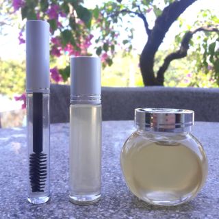 Combo mascara dầu dừa dưỡng mi/ bi lăn dầu dừa dưỡng môi/ hũ dầu dừa 50ml