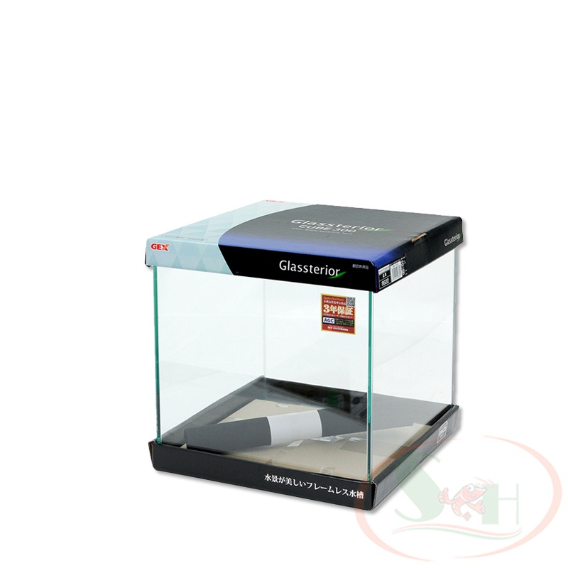 Hồ Kính Siêu Trong GEX Glassterior Tank Mài Cạnh Vi Tính, Dán Giấu Keo - 45 x 30 x 30 cm