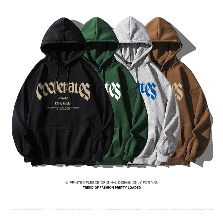 Áo Hoodie Mũ Trùm Đầu COCOPEN Phong Cách Mùa Đông Thoải Mái, Nỉ Ngoại Dày Dặn Mũ Áo 2 Lớp Mịn Thấm Hút Mồ Hôi Rất Tốt