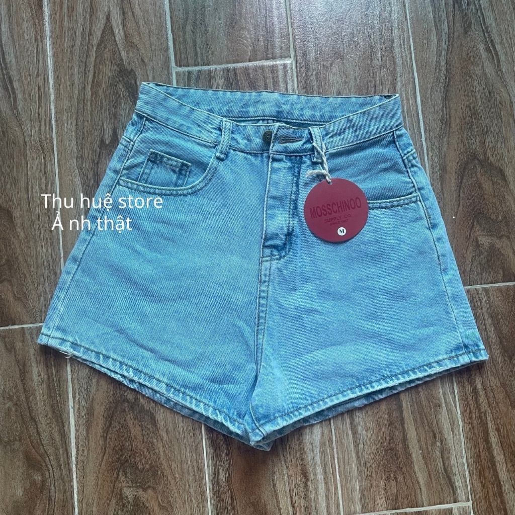 Quần Short Jean,Quần Đùi Jean Nữ Lưng Siêu Cao
