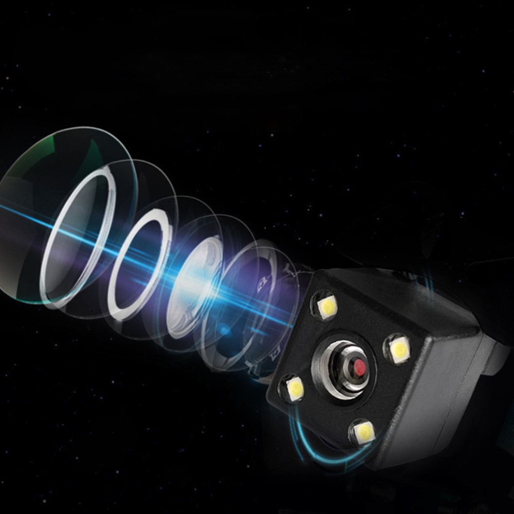 Camera Chiếu Hậu 12 Bóng LED CCD Chống Nước Xoay 170 Độ Hỗ Trợ Quay Ban Đêm Cho Ô Tô | BigBuy360 - bigbuy360.vn