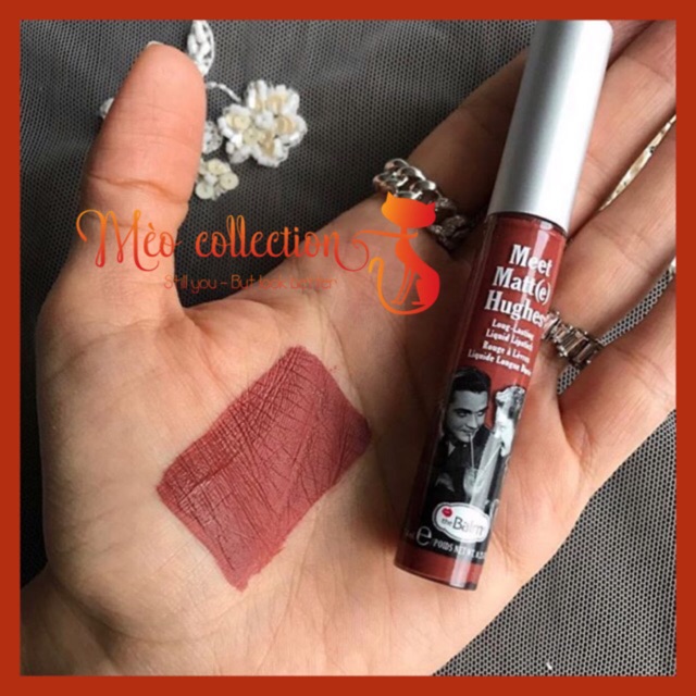 Son kem lì The Balm Meet Matte Hughes màu Trustworthy, Charming