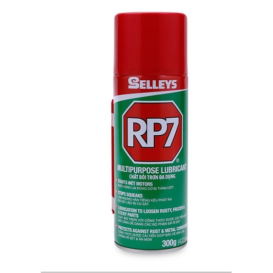 RP7 SELLEYS 300g Xịt Bôi Trơn Và Bảo Vệ Thiết Bị Chống Rỉ Sét- HÀNG CHÍNH HÃNG