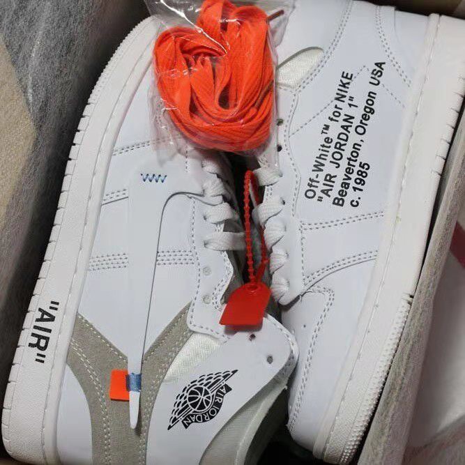 Giày Bóng Rổ Off - White X Nike Air Jordan 1 Nike Jordan 1 Năng Động Thời Trang Cho Nữ