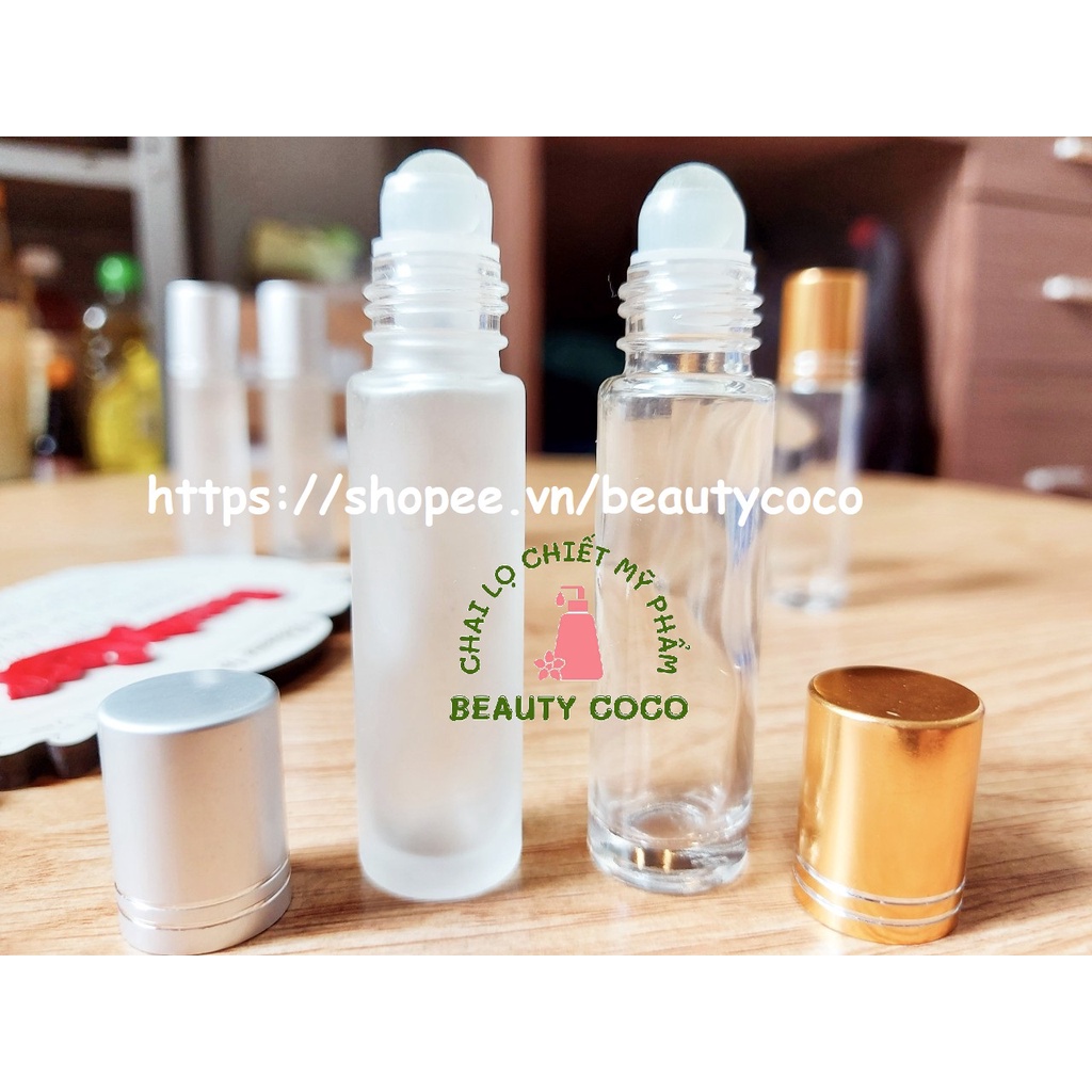 Combo 50 Lọ bi lăn thủy tinh 10ml