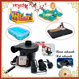 Bơm Điện Cầm Tay 2 Chiều 220V, Bơm Hút Chân Không, Bơm Bể Bơi, Bơm Ghế Hơi - Bảo Hành 6 Tháng