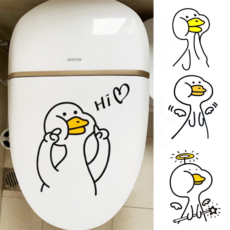 Miếng dán tường hình vịt sáng tạo