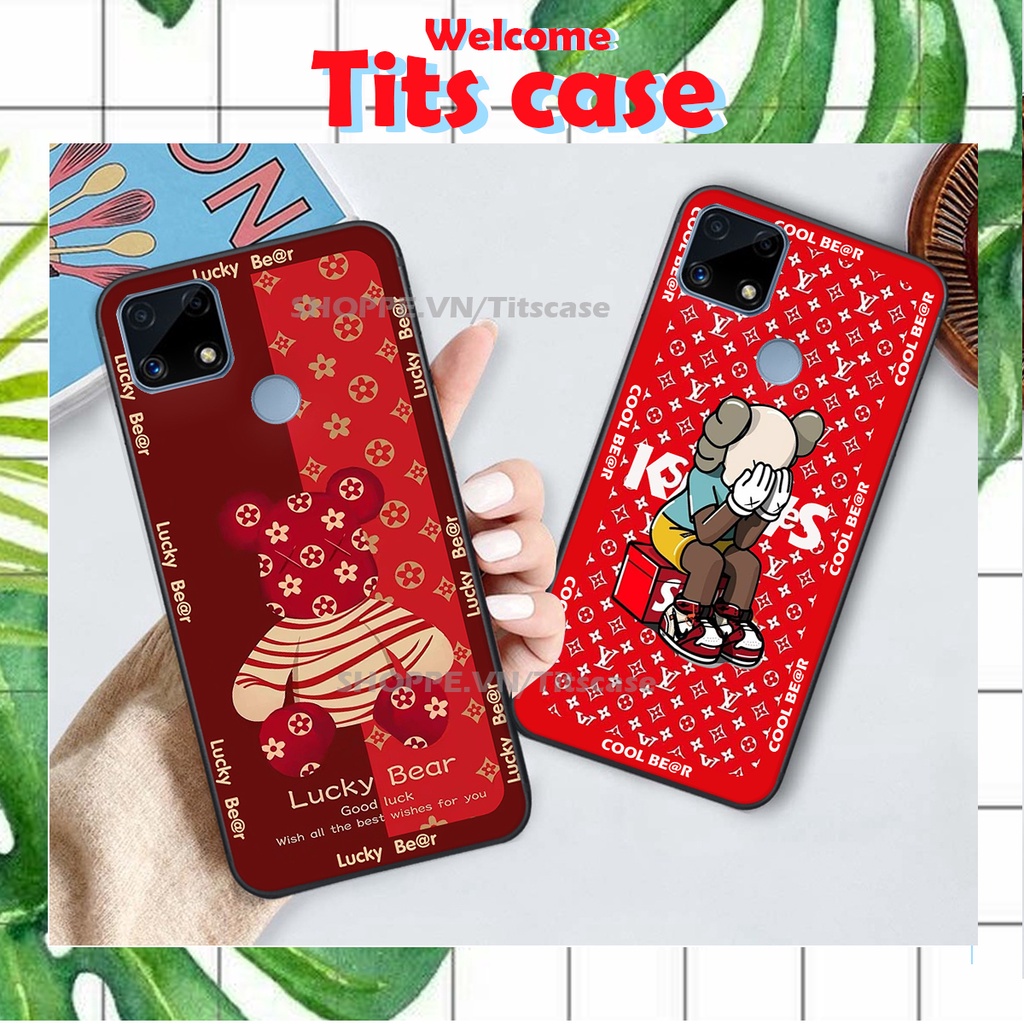 Ốp lưng Realme C25 in hình GẤU K@WS- BE@R COOL-CỰC XINH-RẺ-BỂN -ĐẸP