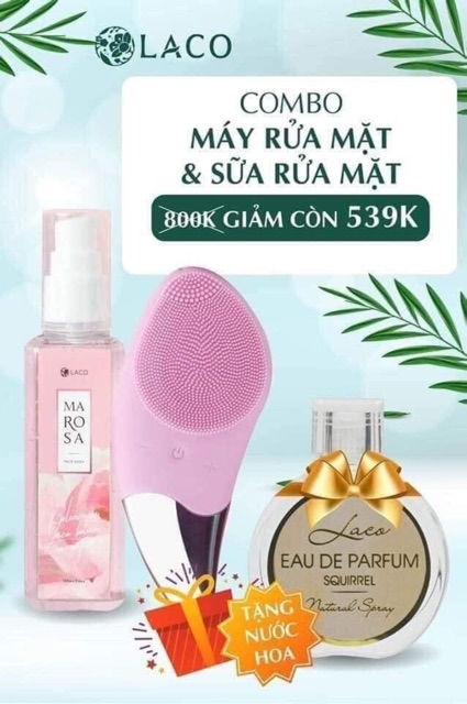 🔥 BẢO HÀNH 12 THÁNG 🔥 MÁY RỬA MÁY LACO LUXURY_NÂNG CƠ_XOÁ NHĂN_ĐÁNH BAY MỤN CÁM_MỤN ĐẦU ĐEN_XÓA NỌNG CẰM_THON GỌN MẶT  ⚡