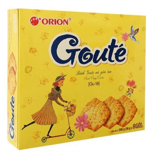 Bánh quy mè Gouté - Hộp 8 gói 36g