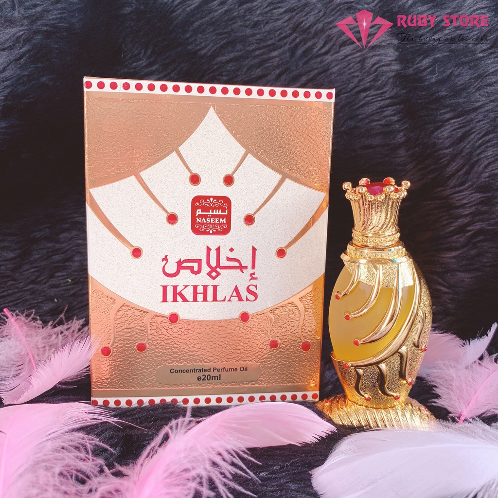 Tinh Dầu Dubai Chính Hãng Nữ Sang Trọng, Quý Phái Ikhlas 20ml