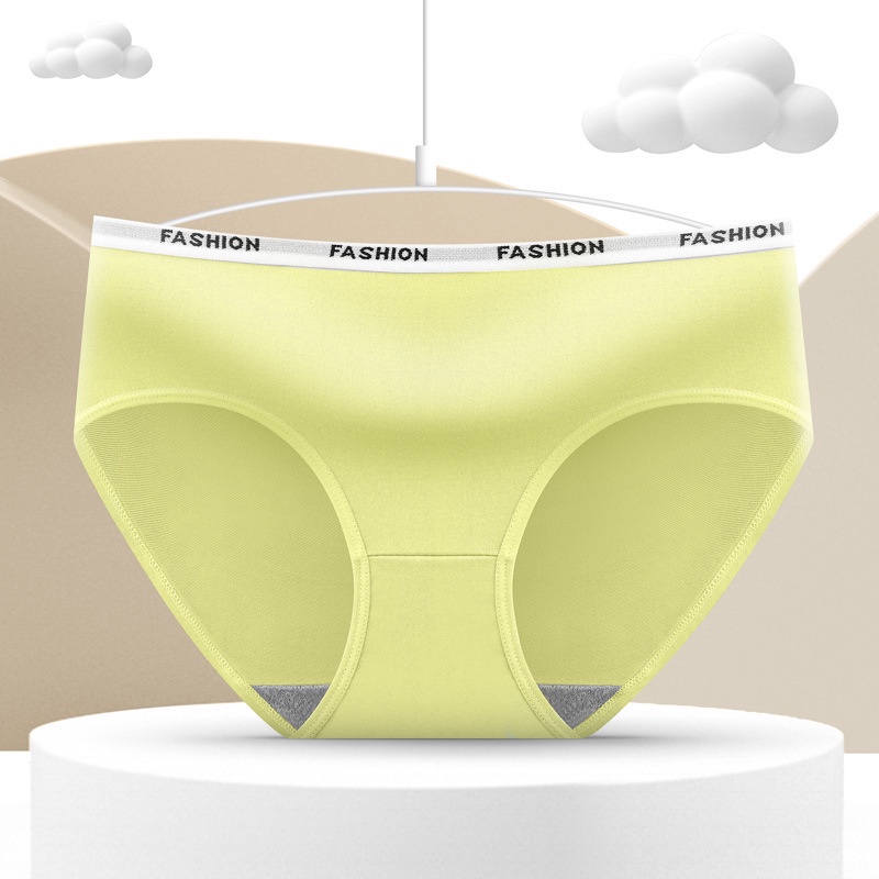 Quần lót AOWEINISI cotton thoáng khí kháng khuẩn không in hằn vết thời trang dành cho nữ