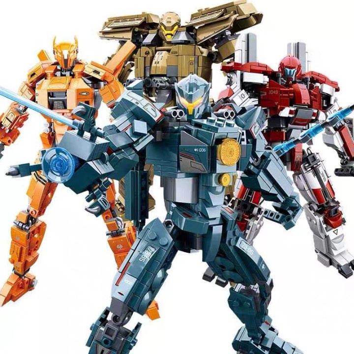 ✧◑☬Đồ Chơi Lego Rô Bốt Phim Pacific Rim Saber