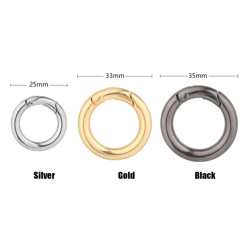 Set 5 / 10 khoen khoá dây đai chất lượng cao 25 / 33 / 35mm