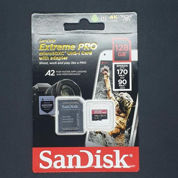 Thẻ Nhớ Sandisk Extreme Pro A2 Microsd 32gb 64gb 128gb 256gb 512gb 1tb - 32gb