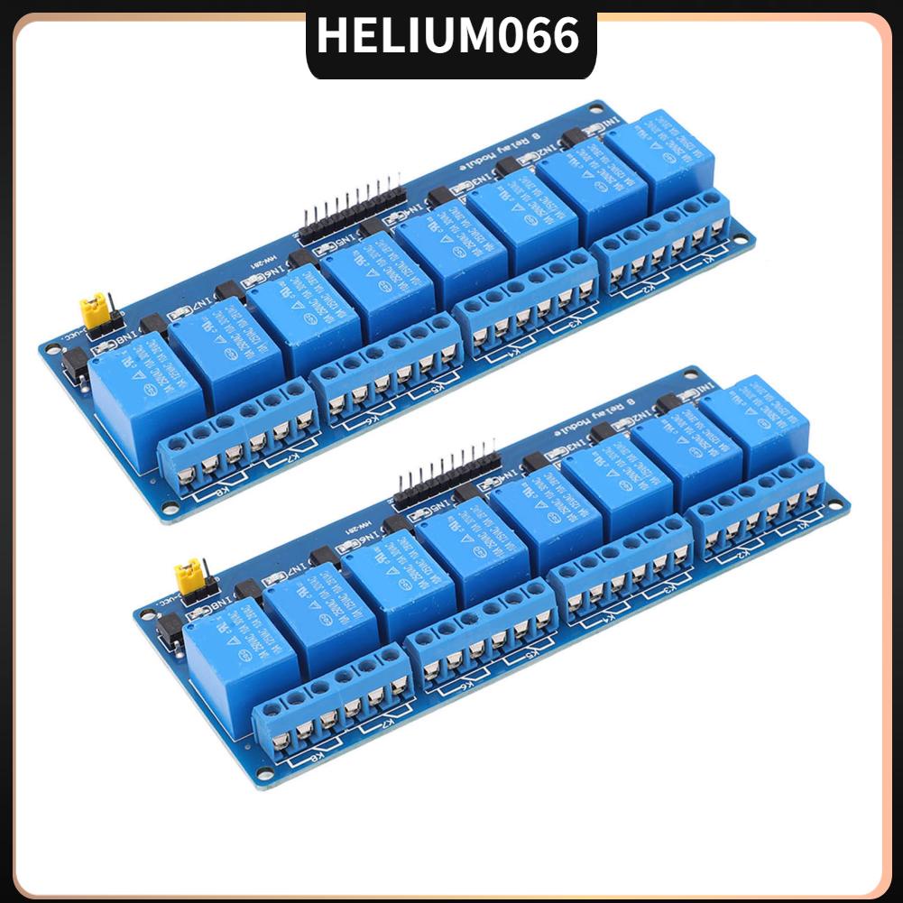 Helium066 Mô-đun chuyển tiếp 2 cái 8 kênh Bộ cách ly bảng mạch Optocoupler PLC Phụ kiện cho PIC AVR 51